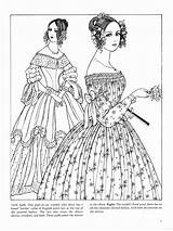 Godey Fashions Adulte Coloriages Coloriage Ming Ju Dover Broderie Idées Gcssi sketch template