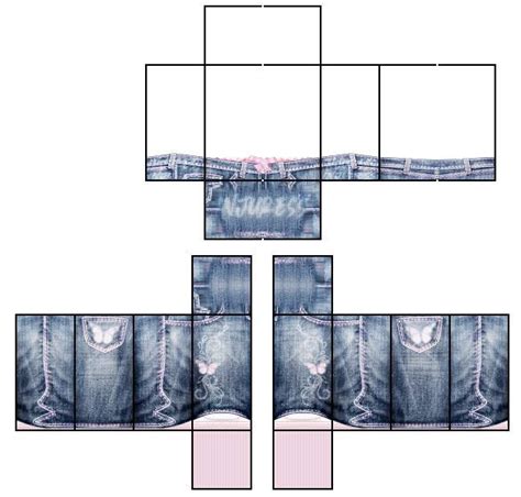 yk pink bow gyaru kawaii butterfly jeans cute omg roblox template roblox shirt clothing
