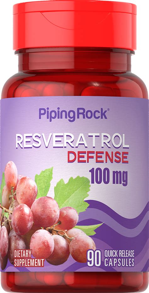 resveratrol supplements resveratrol benefits pipingrock health products