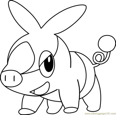 tepig pokemon coloring page  pokemon coloring pages