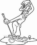 Golf Goofy Miss Wecoloringpage sketch template