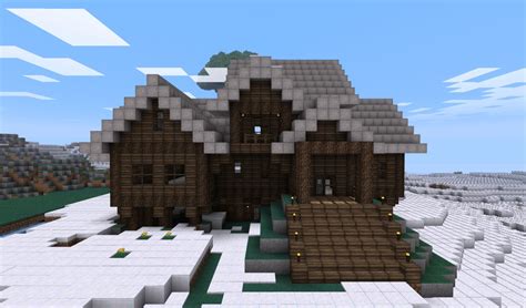 log cabin style house minecraft project