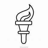 Antorcha Colorear Torch Torcia Libertad Pinclipart Pikpng Stampare Statue Ultracoloringpages sketch template