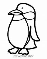 Penguin Flippers sketch template