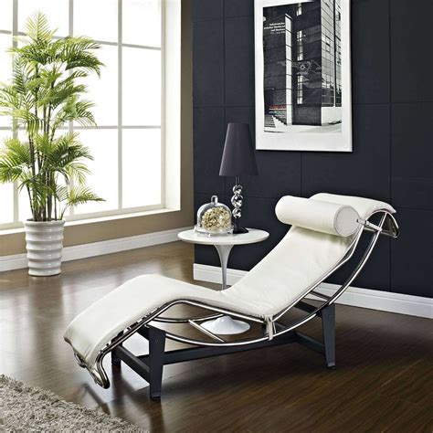 le corbusier style lc chaise lounge chair replica