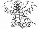 Coloring Giratina Pages Pokemon Popular sketch template