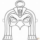 Egipto Maschere Egizie Máscara Egiziana Egipcio Egipcios Maschera Supercoloring Divinità Egizia Faraon Horus Egiziano Egizi Masks Kolorowanki Gods sketch template