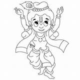 Krishna Coloring Flute Chibi Xcolorings sketch template