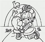 Coloring Pages Rainbow Brite Friends Popular Being sketch template