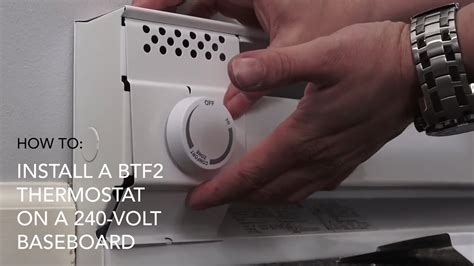 install btf thermostat   baseboard cadet heat youtube