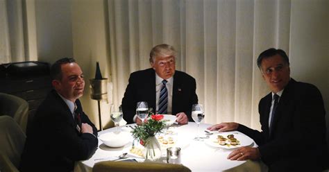 donald trump mitt romney dinner president elect meets with romney for
