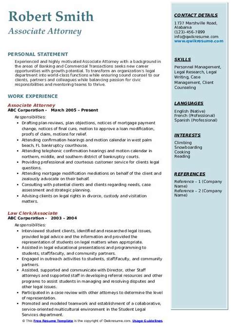 experienced attorney resume samples good resume examples