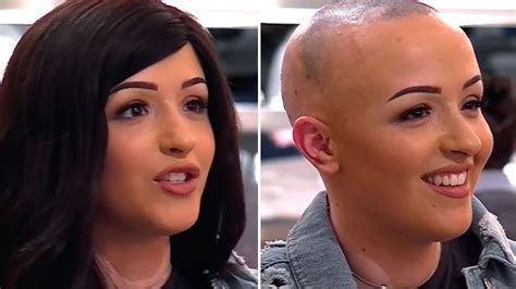 first dates contestant takes off her wig everyone cries bbc news