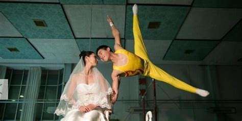 chinese gymnast s wedding pics are impressive to say the least