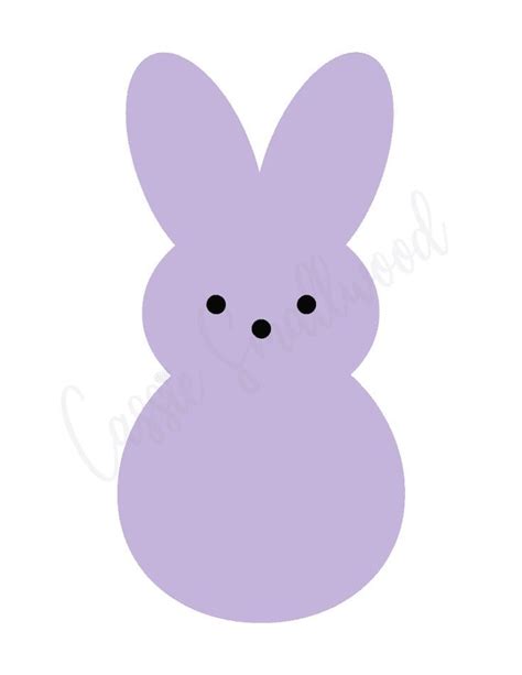 printable peep template printable word calendar