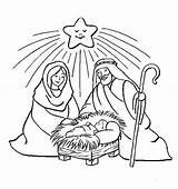 Jesus Birth Drawing Coloring Pages Christmas Nativity Color Kids Colouring Printable Downloads Re Paintingvalley Sheets sketch template