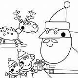 Peppa Claus Printables 101coloring sketch template