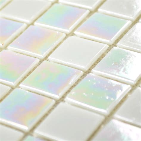 Iridescent Glass Mosaic Tiles Bathroom Wall Backsplash Kitchen