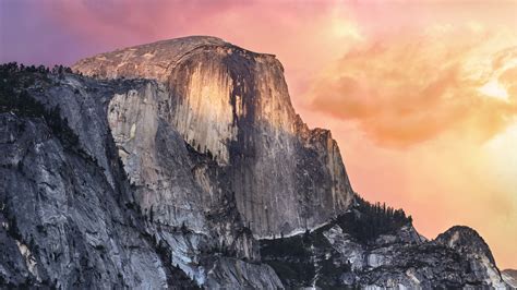 mountain forest yosemite national park apple  os  nature rock wallpapers hd desktop