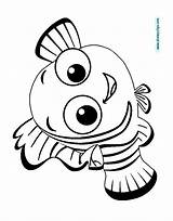 Nemo Finding Coloring Pages Fish Squirt Disneyclips Disney Drawing Book Template Gif Getdrawings Funstuff sketch template