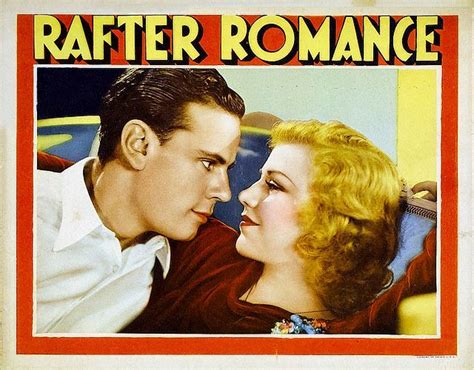 Ginger Rogers Lobby Card For The 1933 Film Rafter Romance Ginger