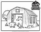 Barn Coloring Pages Farm House Red Printable Simple Drawing Drawings Color Getcolorings Successful Getdrawings Print Paintingvalley sketch template