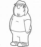 Coloring Chris Family Guy Pages Boring Cartoon Kids Colouring Printable sketch template
