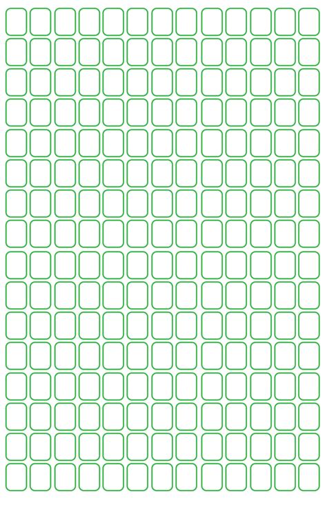printable seed bead graph paper template