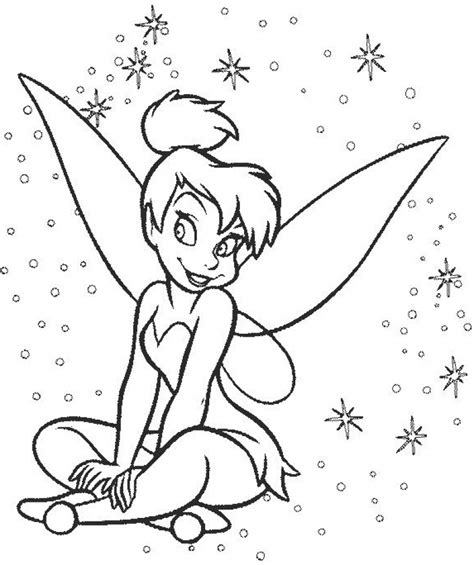 tinkerbell coloring pages  printable