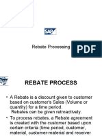 rebate process  sap accrual invoice