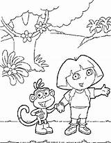 Dora Coloring Mewarnai Dibujos Hubpages Squirrel Tico sketch template