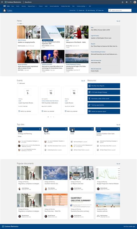 25 Great Examples Of Modern Sharepoint Intranet