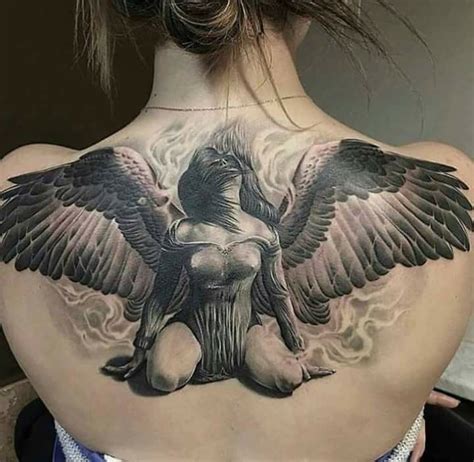 60 Wonderful Fallen Angel Tattoos And Designs With Meanings