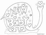 Coloring Baby Pages Sister Colouring Big Shower Kids Printable Little Brother Congratulations Boy Color Card Cards Doodle Babies Getcolorings Cute sketch template