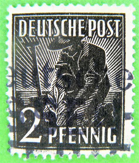 germany stamp deutsche post  pfennig germany stamp al flickr