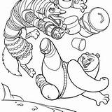 Kung Fu Panda Coloring Po Tai Lung Kick Jumping Leopard Snow Bad sketch template