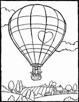 Baba Luchtballon Onlinecoloringpages sketch template