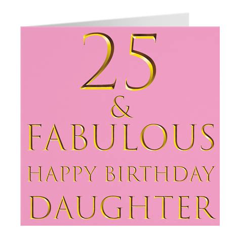 daughter  birthday card  fabulous happy birthday etsy