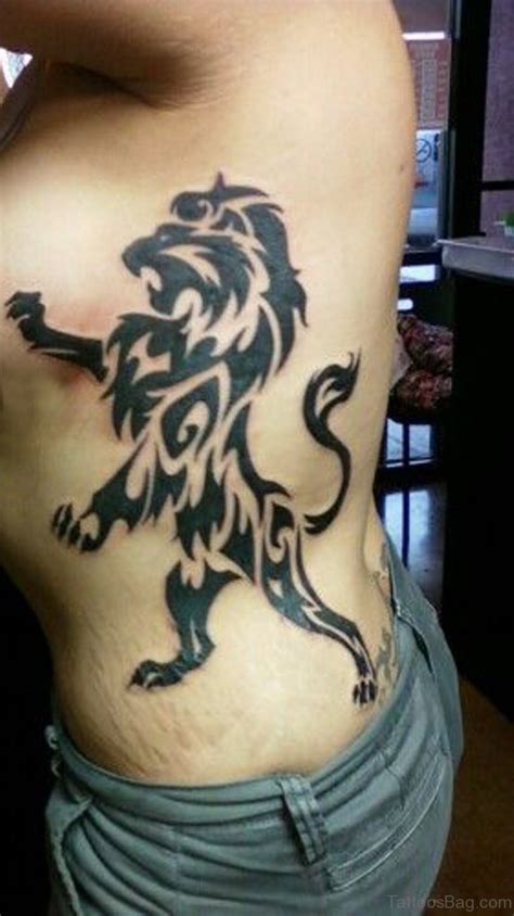 42 Latest Lion Tattoos For Rib