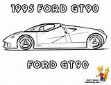 Ford Coloring Car Kids Gt90 Pages Yescoloring Fierce Coloringpages Cars sketch template