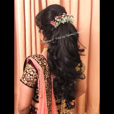 indian wedding reception hairstyle pictures wavy haircut