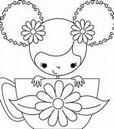Coloring Pages Para Coloriage Dessin Teacup Sheets Kids Drawing Book Stamps Color Choose Board Ladies Girl Tea Cup Colorier Enfant sketch template
