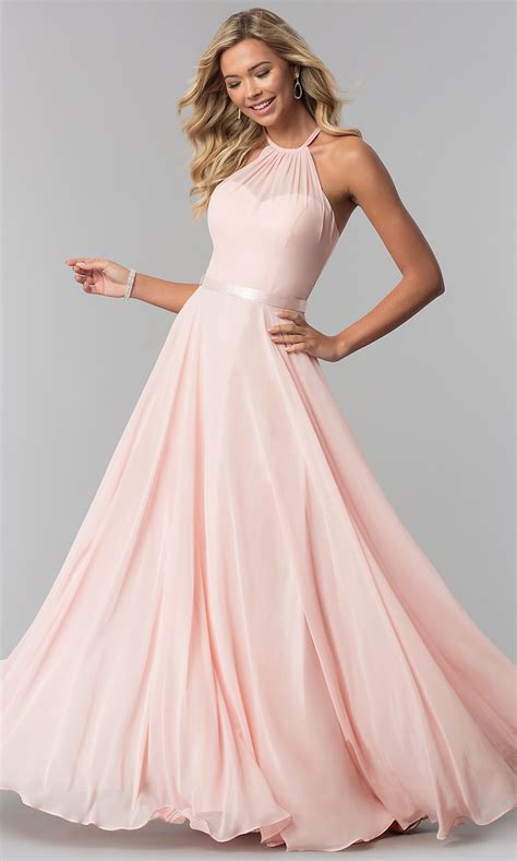 Formal A Line Chiffon Long Formal Prom Dress Promgirl