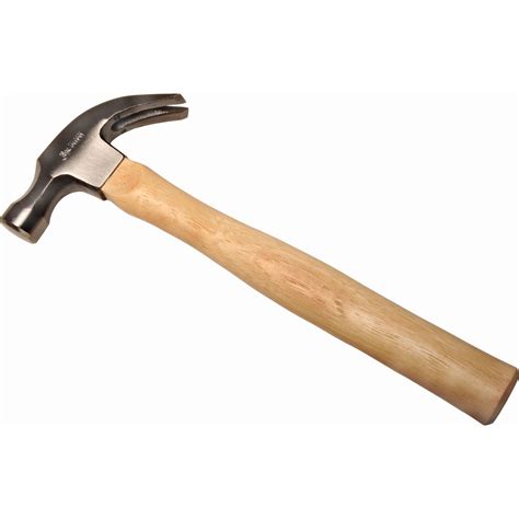 oz curved claw hammer  hickory handle
