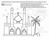 Mewarnai Ramadhan Bulan Sketsa Kartun Tk Lomba Ramadan Masjid Ceria Asik Suasana Lebaran Terkini Kegiatan Sabtu Minggu Upin Ipin Sultan sketch template