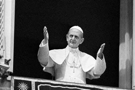 late pope paul vi     saint pope francis