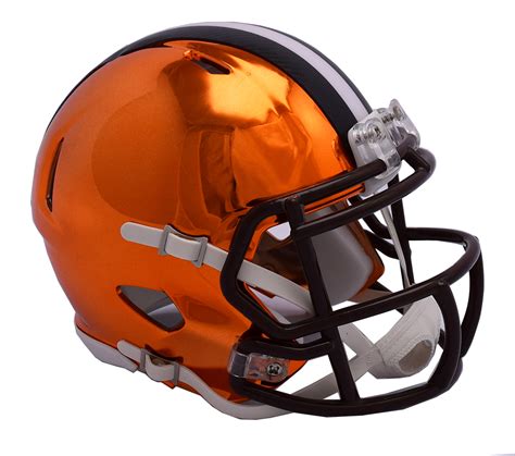 cleveland browns chrome riddell speed authentic full size football hel helmetnation