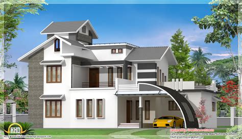 contemporary indian house design  sqft kerala home design  floor plans  dream