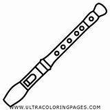 Flauto Flute Colorare Flet Disegni Flauta Instrument Muzyczny Kolorowanka Music Druku Ultracoloringpages Wydrukuj Malowankę sketch template