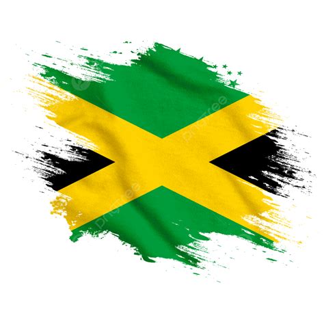 jamaica  watercolor flag brush jamaica flag jamaica day png